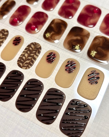 セミキュアジェルネイル(ハンド)/ohora/ネイルシールを使ったクチコミ(5枚目)