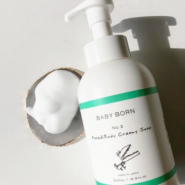 Face&Body Creamy Soap/BABY BORN/ボディソープを使ったクチコミ（4枚目）