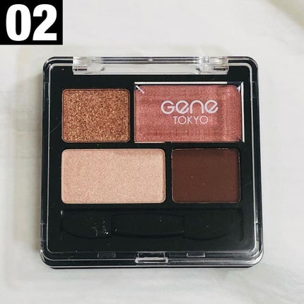 ムードアイシャドウパレット/GENE TOKYO/アイシャドウパレットを使ったクチコミ(7枚目)
