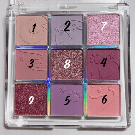 クォーツ 9色アイシャドウパレット(ドリームランドアイシャドウ)/ZEESEA/アイシャドウパレットを使ったクチコミ(4枚目)