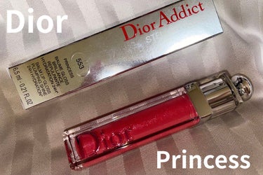 【旧】ディオール アディクト ステラー グロス 553 プリンセス/Dior/リップグロスを使ったクチコミ（1枚目）