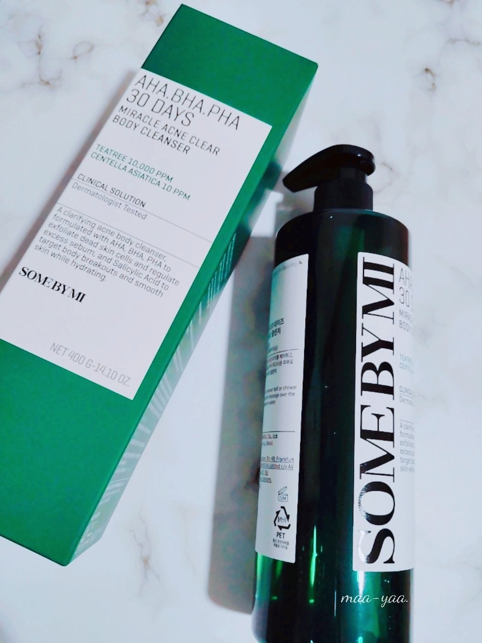 AHA·BHA·PHA 30デイズミラクルアクネボディクレンザー/SOME BY MI/ボディソープを使ったクチコミ(1枚目)