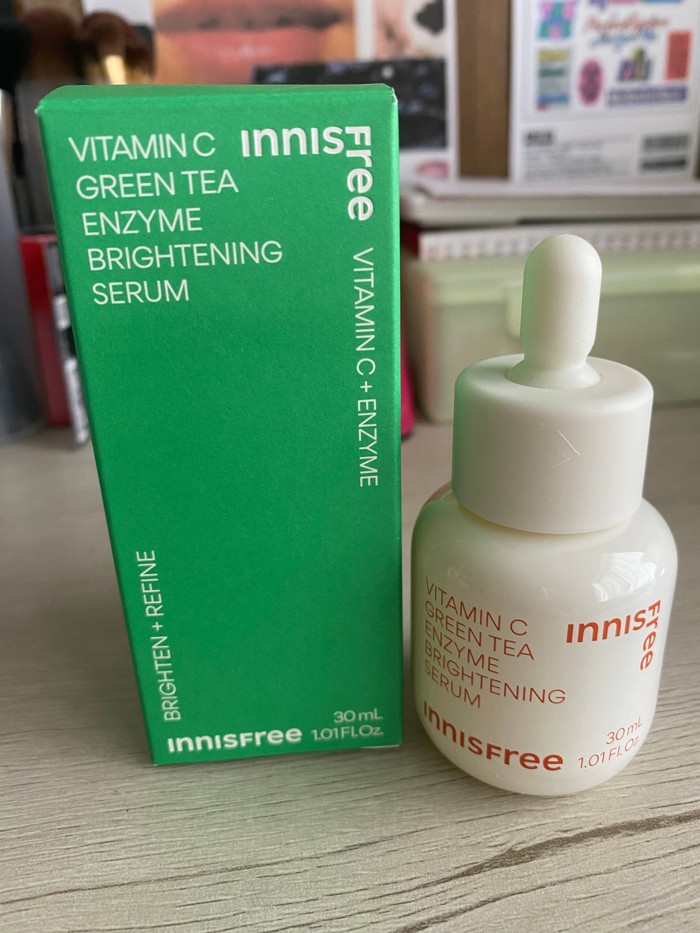 ビタC グリーンティーエンザイム ブライト セラム/innisfree/美容液を使ったクチコミ(1枚目)