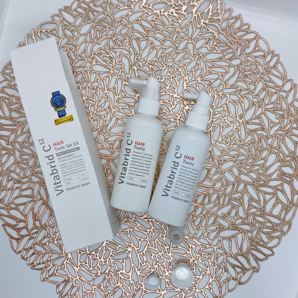 ビタブリッドCヘアートニックセットEX/ビタブリッドジャパン/頭皮ローションを使ったクチコミ(3枚目)
