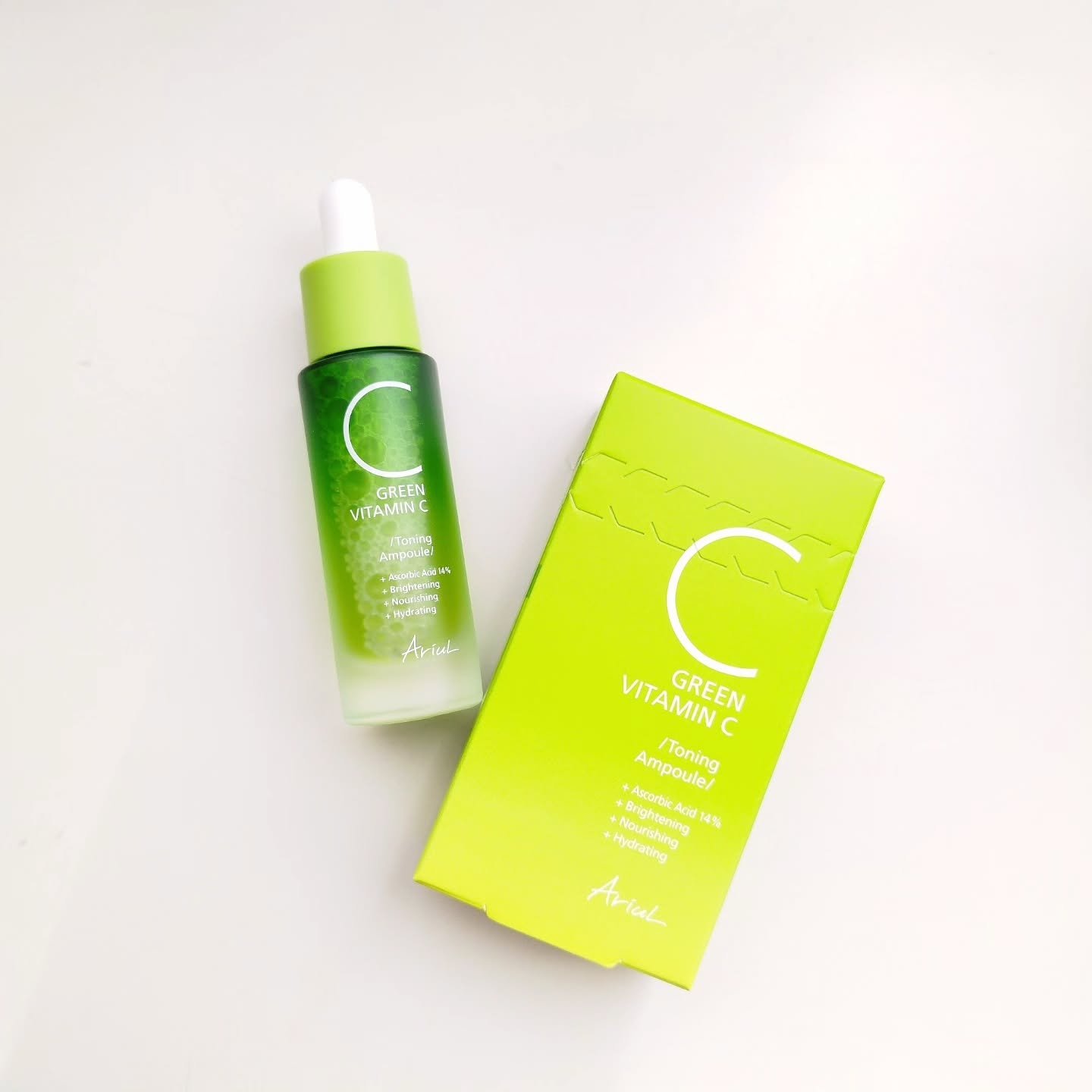アリウル グリーンビタミンC トーニングセラム(アンプル)/Ariul/美容液を使ったクチコミ（1枚目）