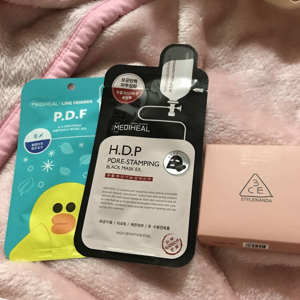 H.D.P ポアスタンピング ブラックマスクEX./MEDIHEAL/シートマスク・パックを使ったクチコミ（1枚目）