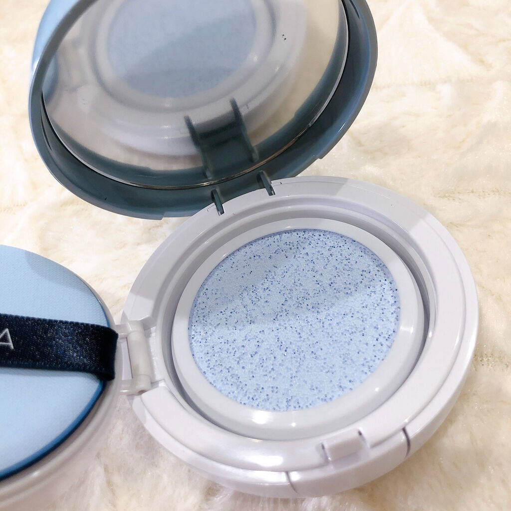 M クッションベース（ブルー）/MISSHA/化粧下地を使ったクチコミ（3枚目）