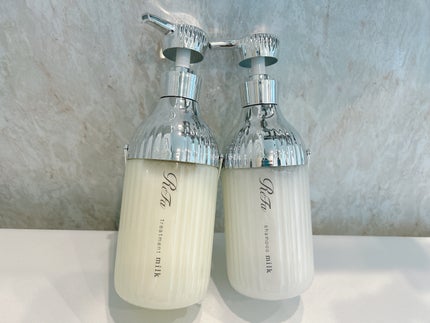 リファミルクプロテインシャンプー/トリートメント/ReFa/シャンプー・コンディショナーを使ったクチコミ(7枚目)