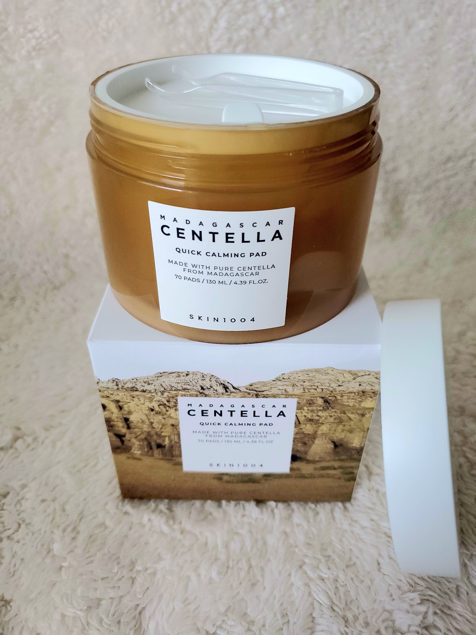 センテラ クイックカーミングパッド/SKIN1004/トナーパッドを使ったクチコミ（3枚目）