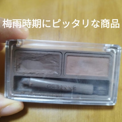 アイブロウワックス&パウダー W1 ライトブラウン/CEZANNE/アイブロウの画像