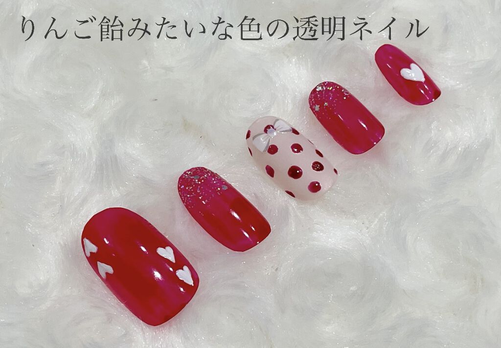 ACネイルエナメル 012 ピュアレッド/セリア/マニキュアを使ったクチコミ（2枚目）