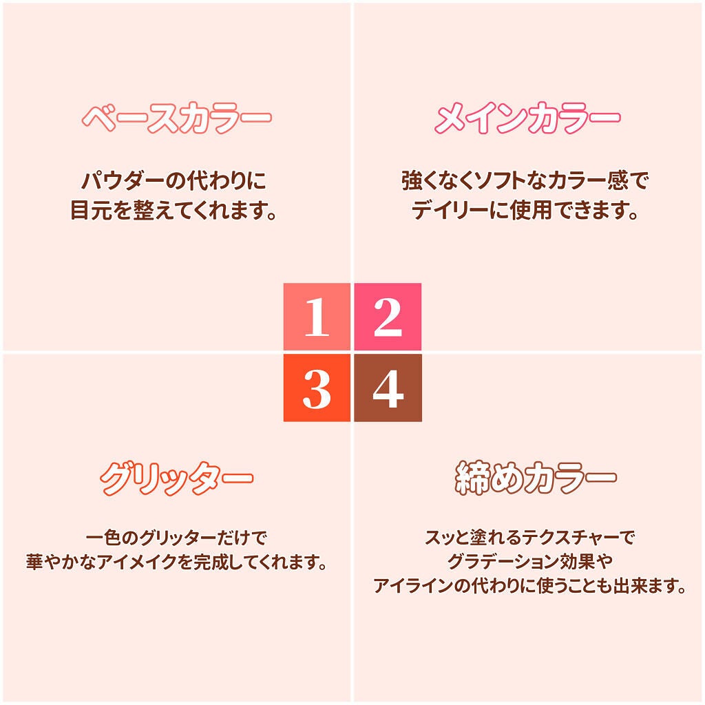 ベターザンアイズ/rom&nd/アイシャドウパレットを使ったクチコミ(2枚目)