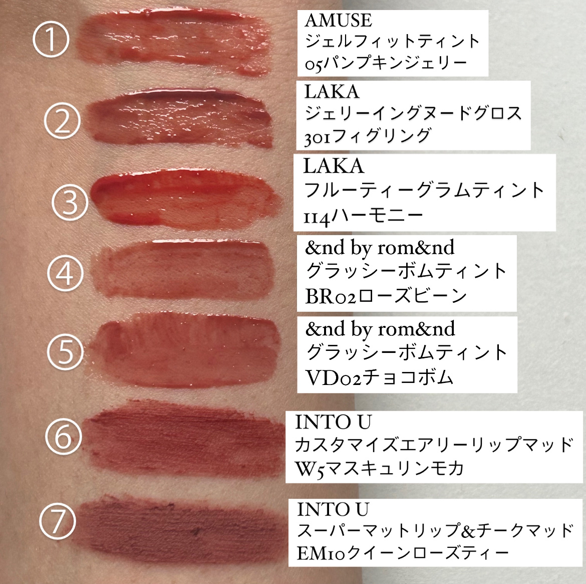 スーパーマットリップ＆チークマッド/INTO U/口紅を使ったクチコミ（3枚目）