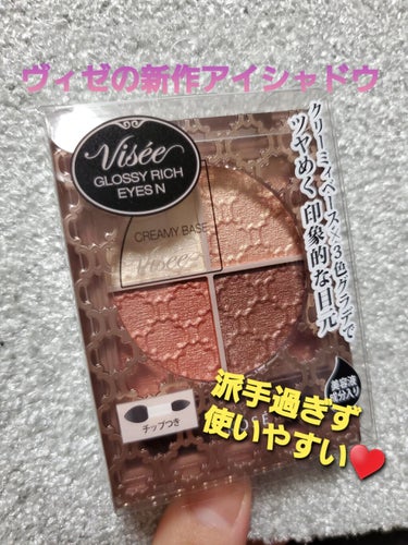 グロッシーリッチ アイズ N/Visée/アイシャドウパレットを使ったクチコミ（1枚目）