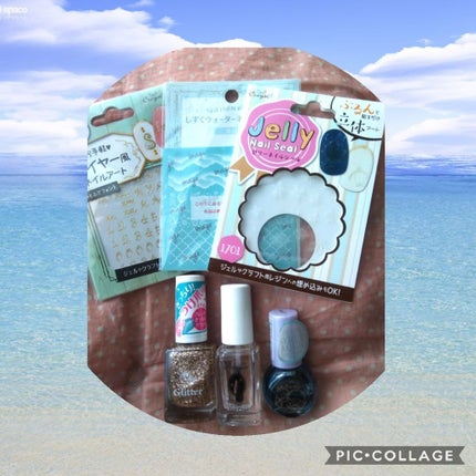 しずくネイルシール/キャンドゥ/ネイルシールを使ったクチコミ(3枚目)