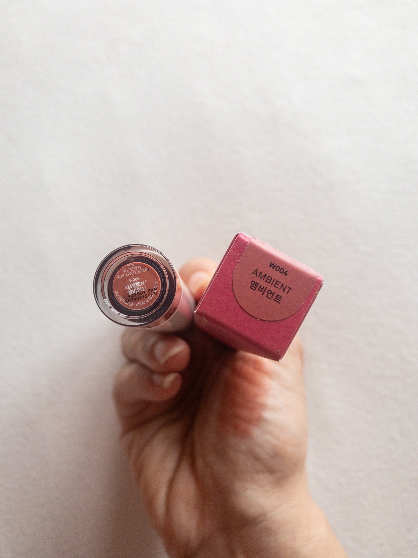 ムードインハンサーウォーターリキッドグロウ/hince/口紅を使ったクチコミ(2枚目)