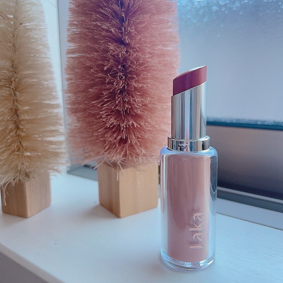 ボンディンググロウリップスティック/Laka/口紅を使ったクチコミ(2枚目)