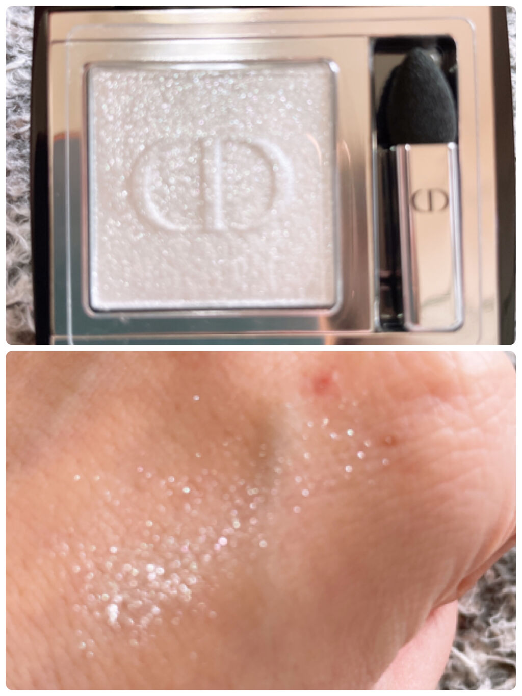 モノ クルール クチュール 006 パール スター/Dior/単色アイシャドウを使ったクチコミ（2枚目）