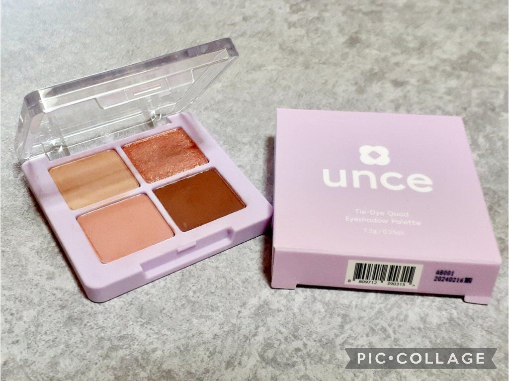 タイダイ クワッド アイシャドウ/unce/アイシャドウパレットを使ったクチコミ（3枚目）