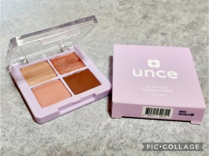 タイダイ クワッド アイシャドウ/unce/アイシャドウパレットを使ったクチコミ(3枚目)