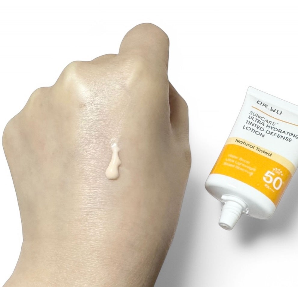サンスクリーン+モイスト(色付き)<日焼け止め>/DR.WU/日焼け止めローションを使ったクチコミ(2枚目)