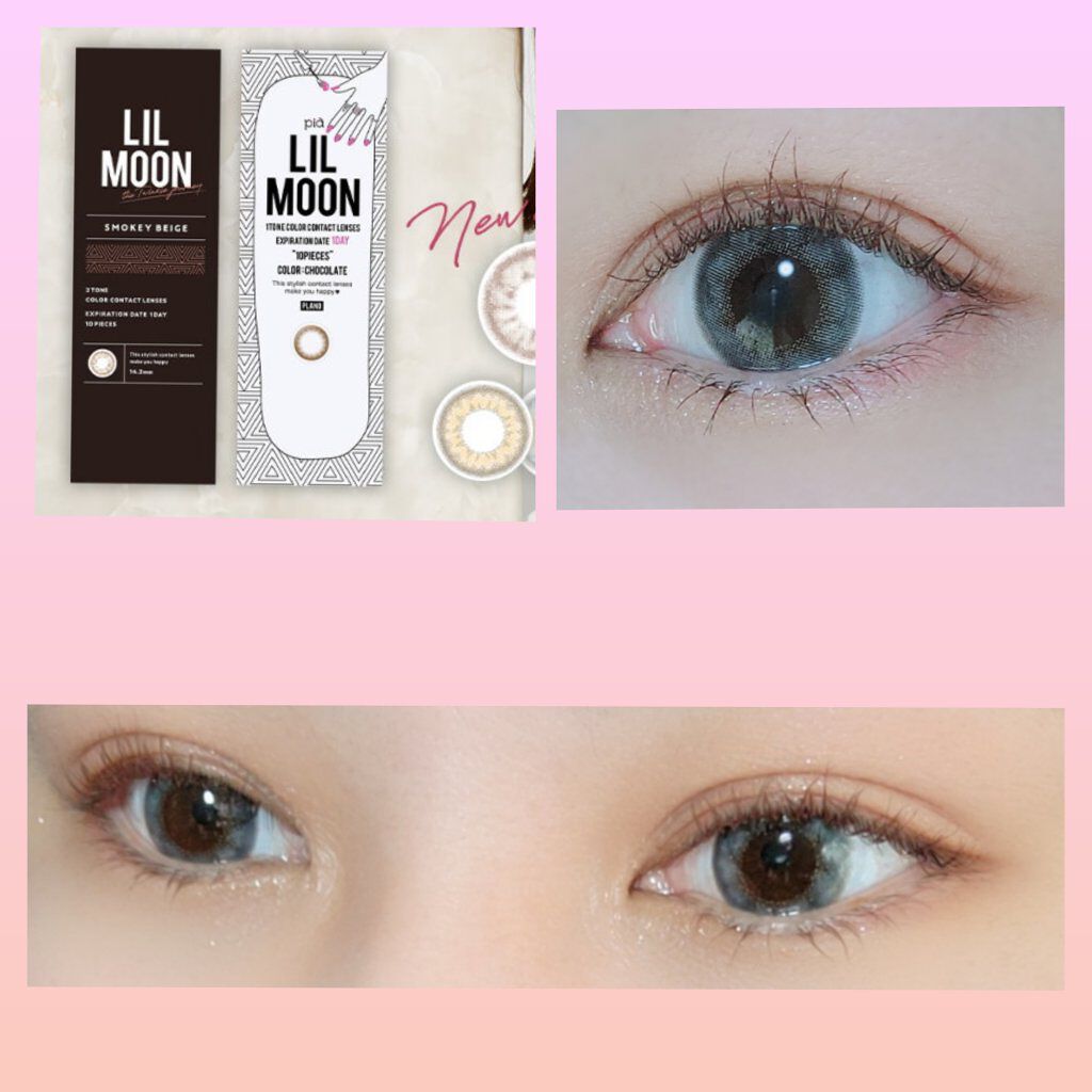 LIL MOON 1day ラスティグレー/LILMOON/ワンデー（１DAY）カラコンを使ったクチコミ（1枚目）