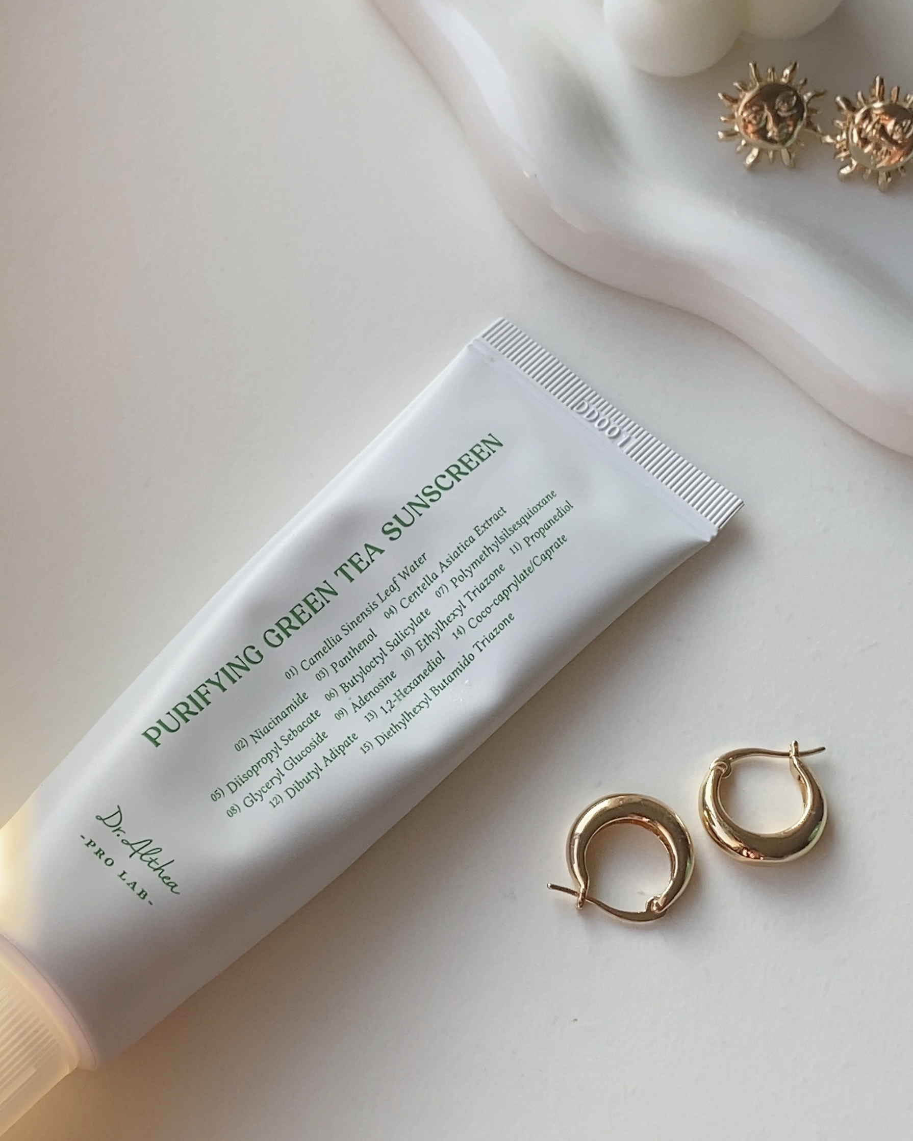 ピュリファインググリーンティーサンスクリーン/Dr.Althea/日焼け止めクリームを使ったクチコミ（1枚目）