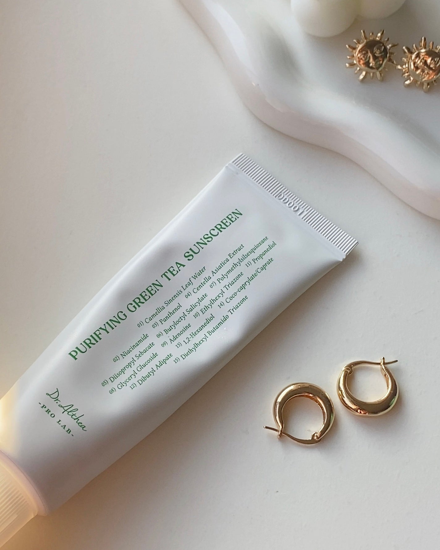 ピュリファインググリーンティーサンスクリーン/Dr.Althea/日焼け止めクリームを使ったクチコミ(1枚目)