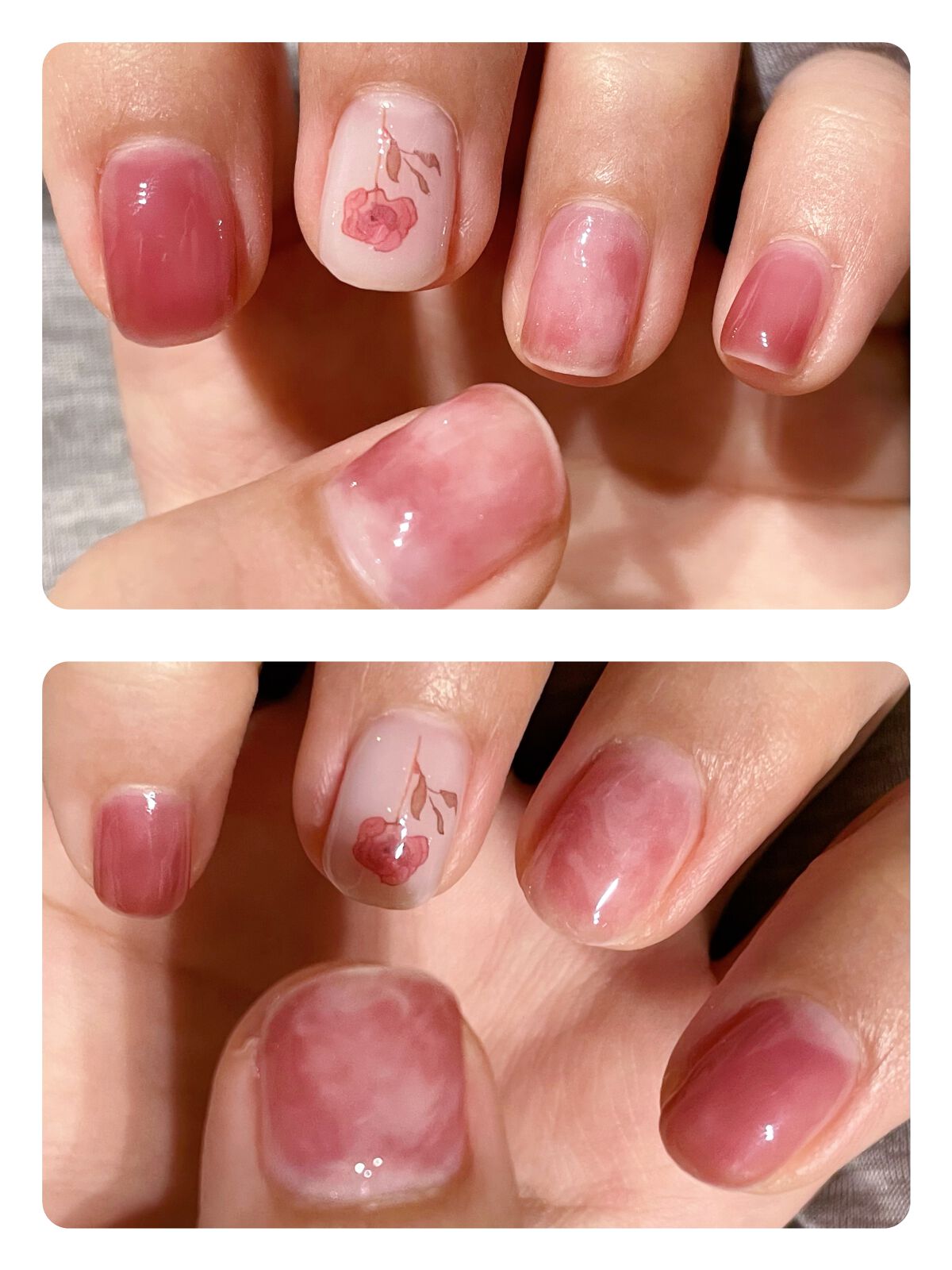 ジェルネイル(ライト対応)/セリア/ジェルネイルを使ったクチコミ(3枚目)