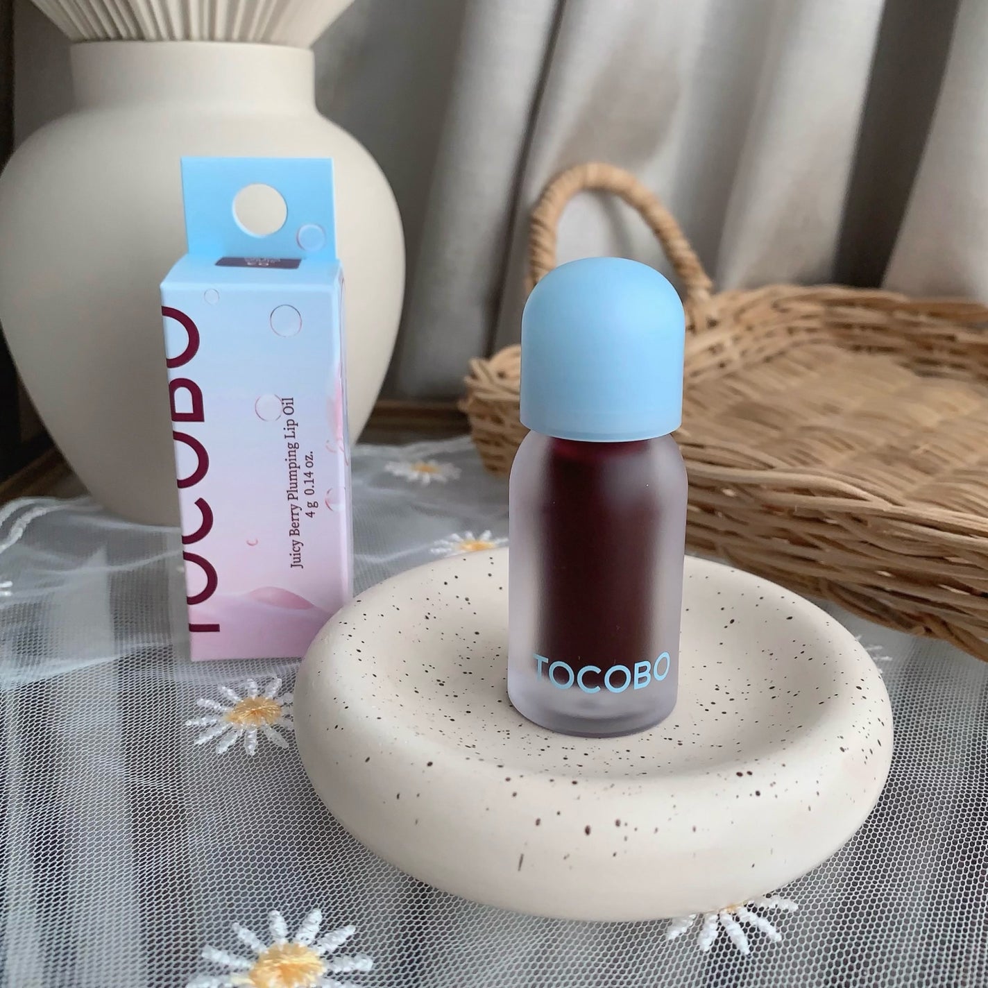 ジューシーベリープランピングリップオイル/TOCOBO/リップグロスを使ったクチコミ(7枚目)