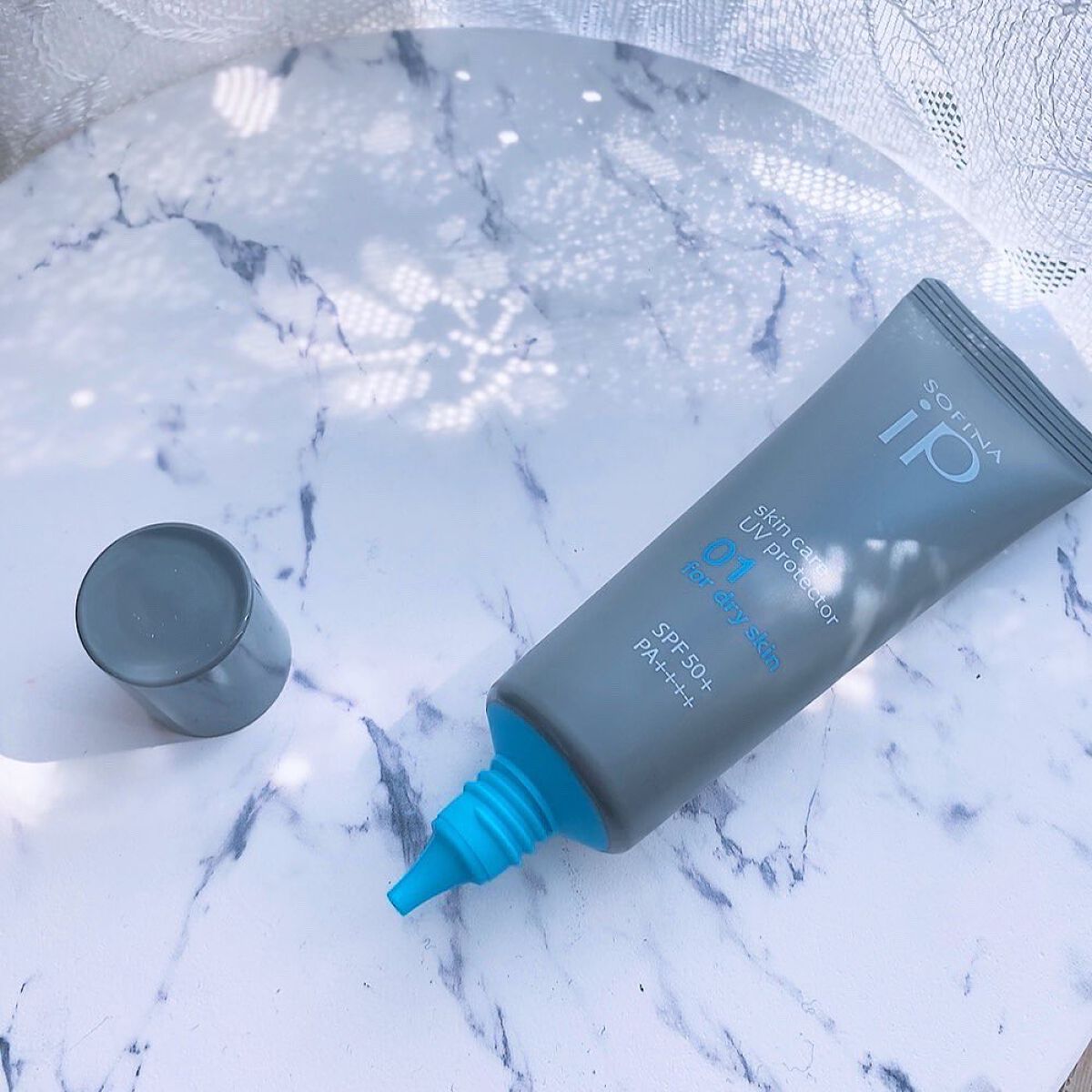 ソフィーナ iP スキンケアUV 01乾燥しがちな肌環境 SPF50+ PA++++/SOFINA iP/日焼け止めクリームを使ったクチコミ(4枚目)