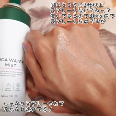 薬用 CICA ウォーターミスト/タイガレイド/ミスト状化粧水を使ったクチコミ（7枚目）