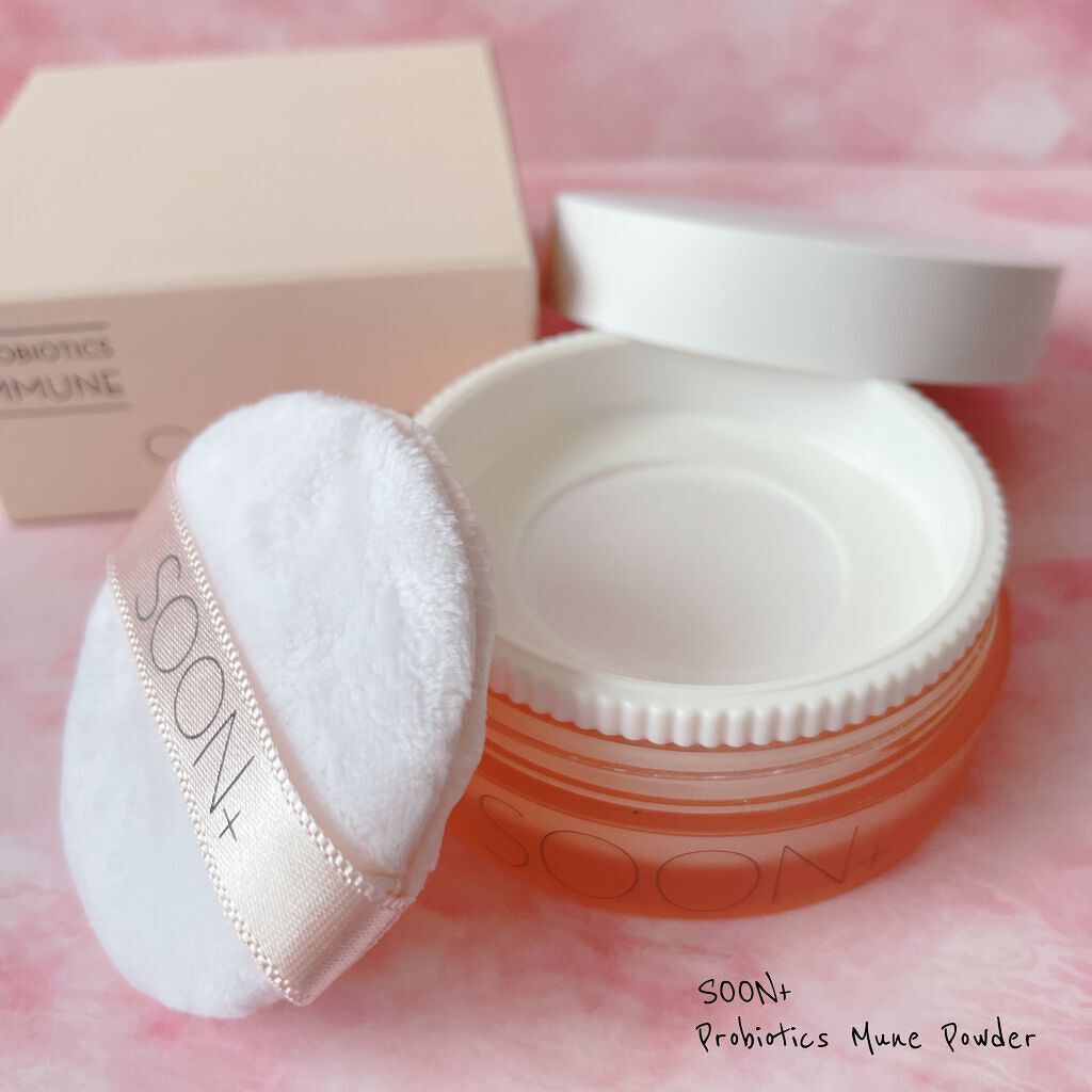 SOON+ プロバイオティクスミューンパウダー/soon+/ルースパウダーを使ったクチコミ(1枚目)