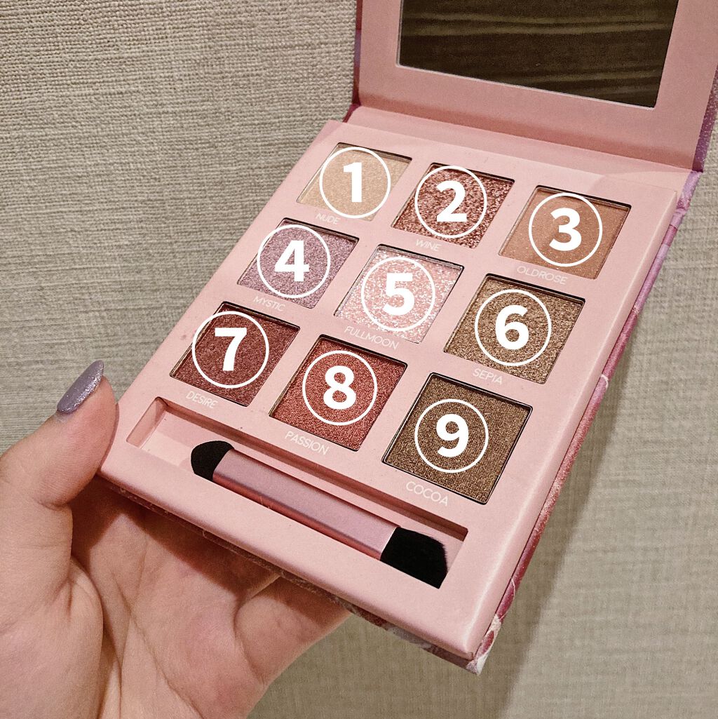 マイシャドウパレット PM-0056 ミラージュ/play on make/アイシャドウパレットを使ったクチコミ（2枚目）