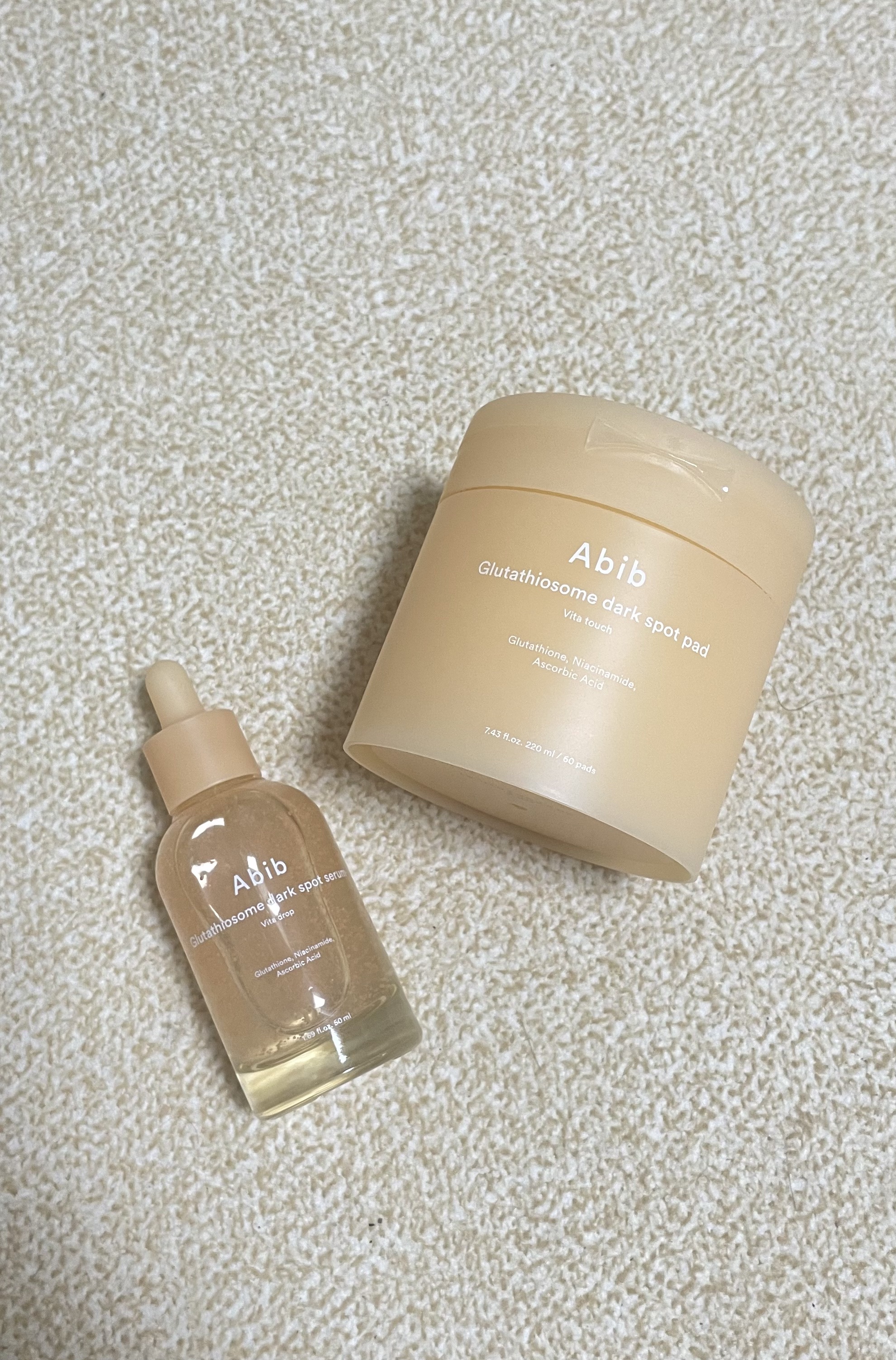 グルタチオンソームダークスポットセラムビタドロップ/Abib /美容液を使ったクチコミ（2枚目）