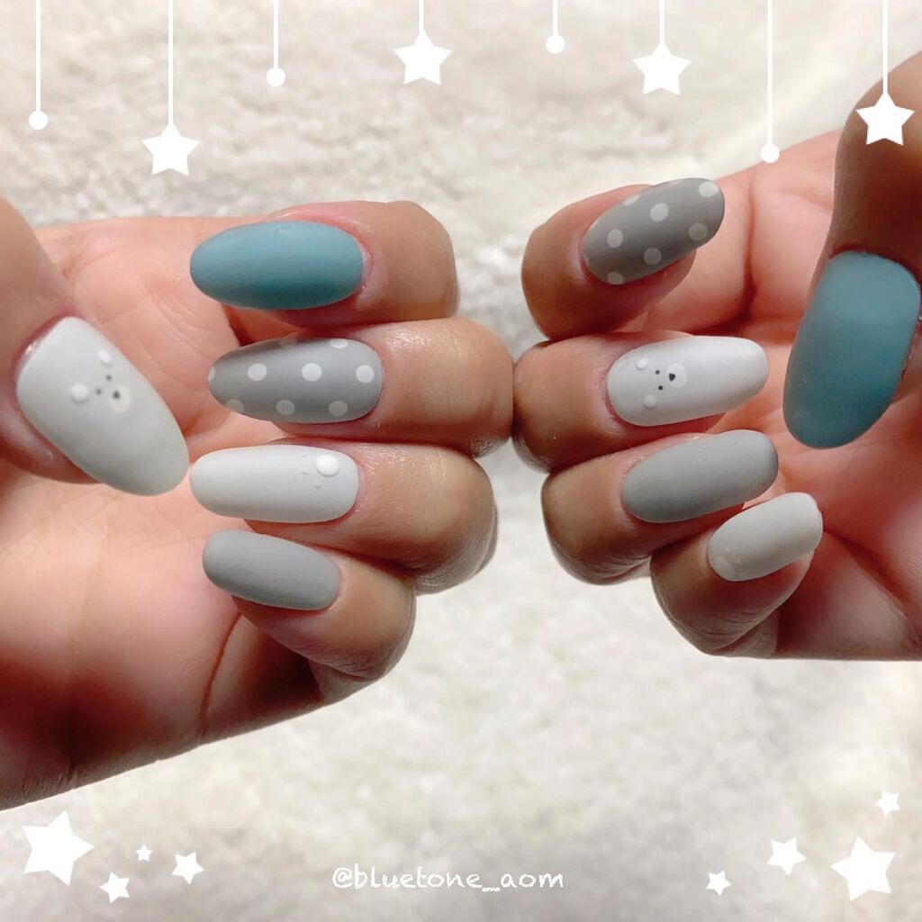 セミキュアジェルネイル（ハンド）/ohora/ネイルシールを使ったクチコミ（3枚目）