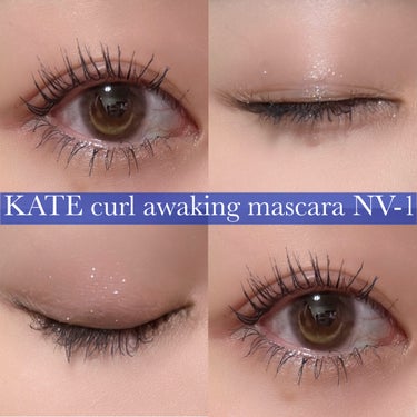 KATE カールアウェイキングマスカラのクチコミ「


KATE
curl awaking mascara
NV-1 indigo blue

.....」（1枚目）