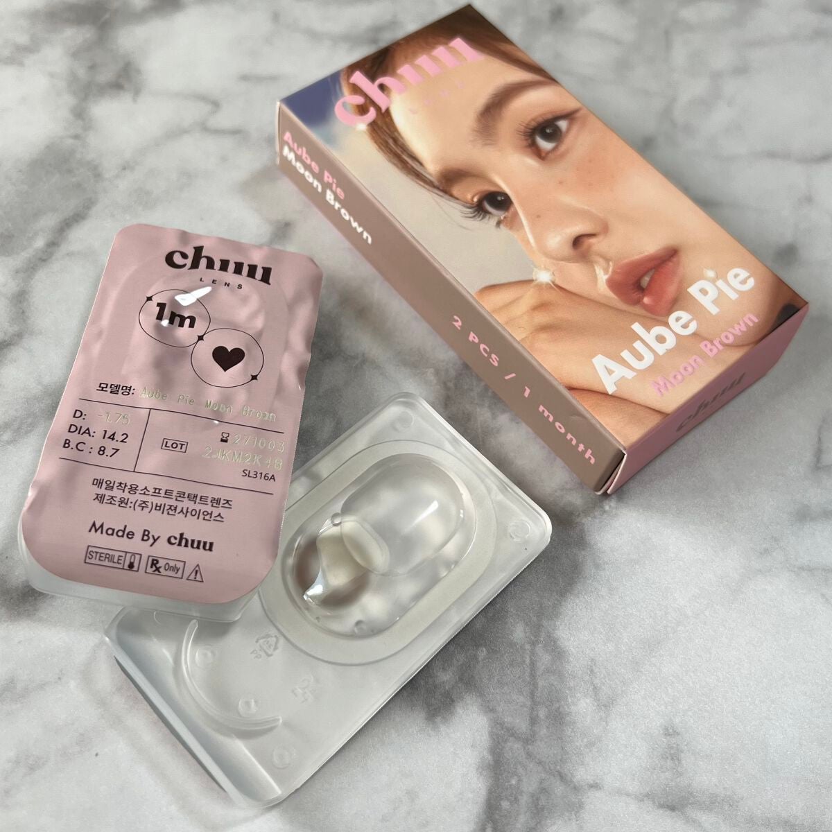 aube pie/chuu LENS/カラーコンタクトレンズを使ったクチコミ(2枚目)