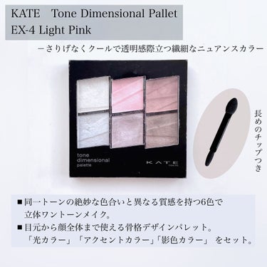 トーンディメンショナルパレット/KATE/メイクアップキットを使ったクチコミ（2枚目）