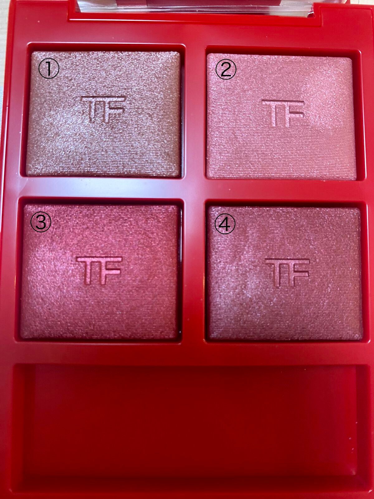 アイ カラー クォード/TOM FORD BEAUTY/アイシャドウパレットを使ったクチコミ(4枚目)