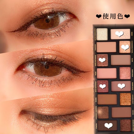 ボーン ディス ウェイ ザ ナチュラル ヌード アイシャドウ パレット/Too Faced/アイシャドウパレットを使ったクチコミ(7枚目)