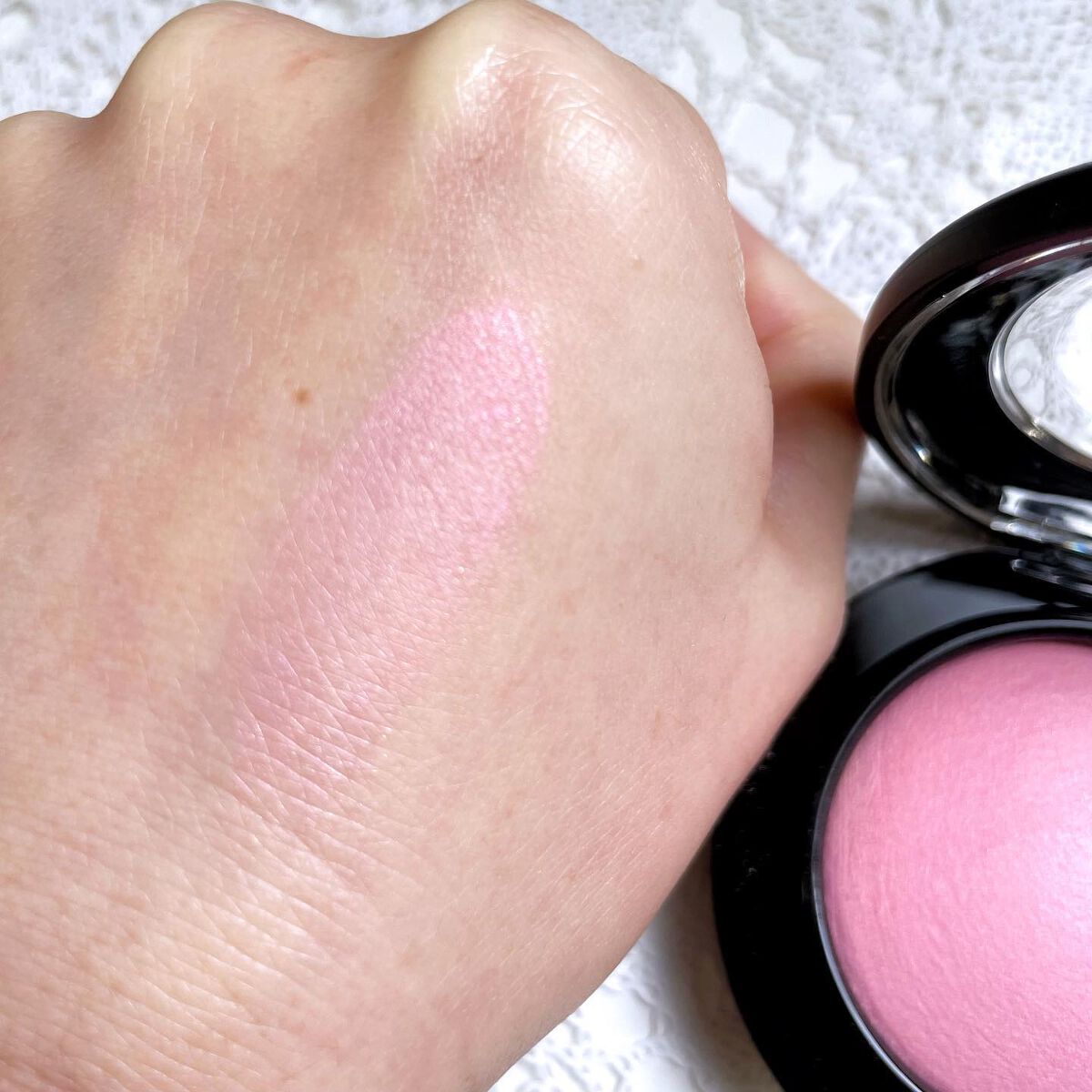 ゆき on LIPS 「数年ぶりに再購入🥰MACのブラッシュカラーはデインティ💕数年前..」(3枚目)