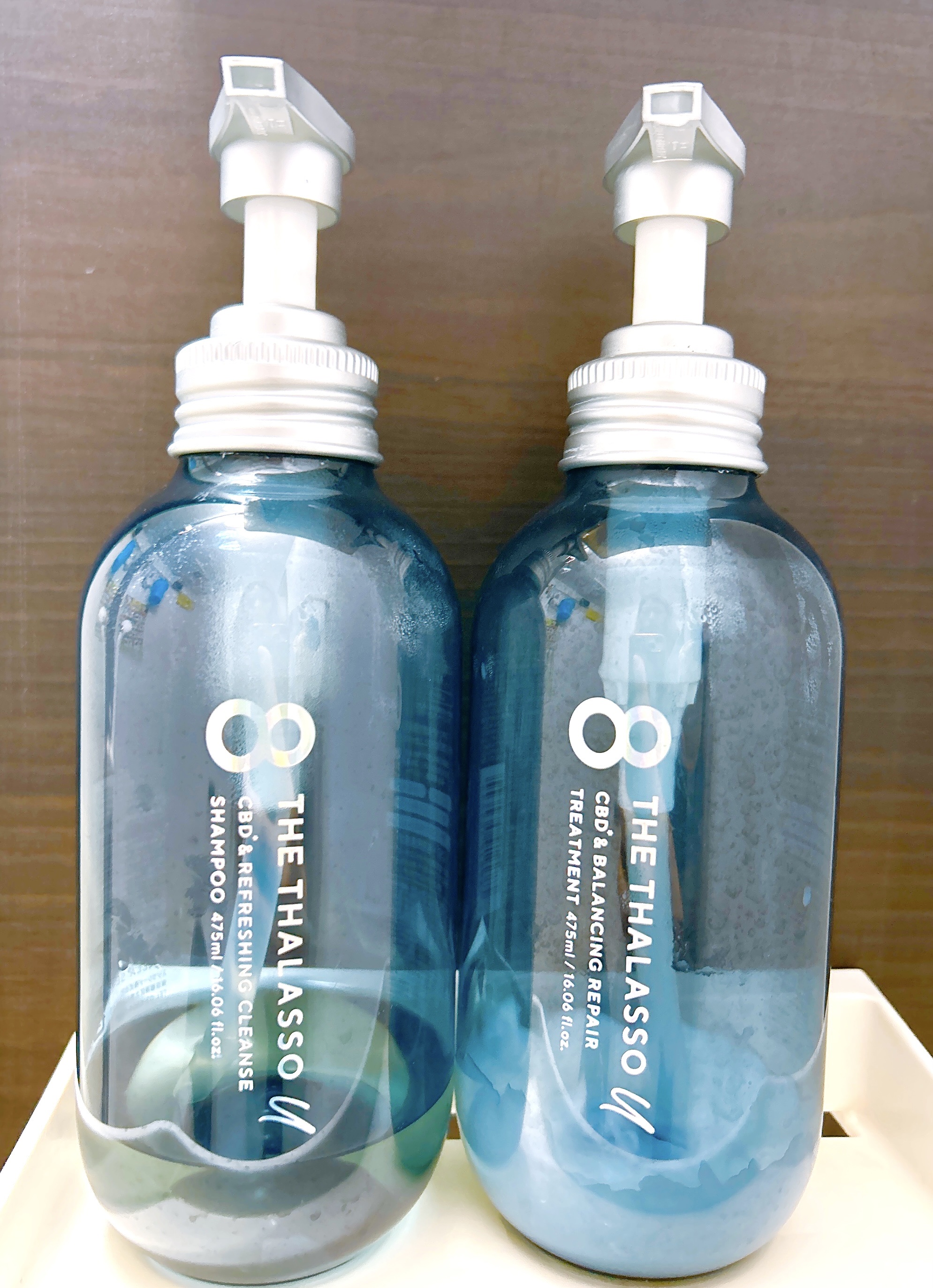 エイトザタラソ ユー CBD＆リフレッシング クレンズ 美容液シャンプー／CBD＆バランシング ダメージリペア 美容液ヘアトリートメント/エイトザタラソ/市販シャンプーを使ったクチコミ（1枚目）