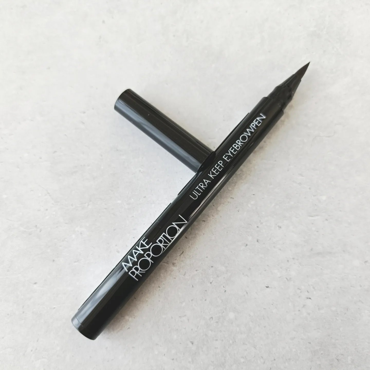 ウルトラキープアイブロウペン ダークブラウン/メイクプロポーション/眉ティントを使ったクチコミ（3枚目）