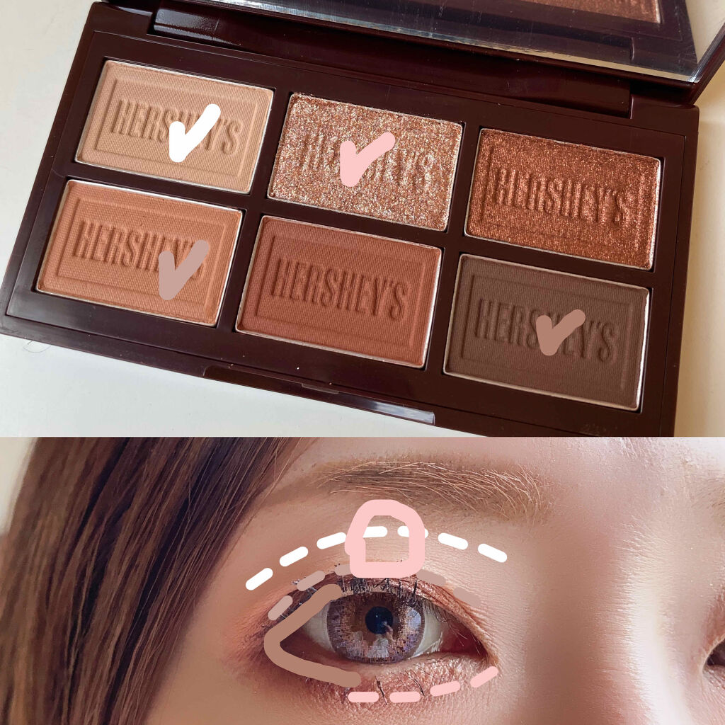 ハーシー プレイカラーアイズミニ/ETUDE/アイシャドウパレットを使ったクチコミ（2枚目）