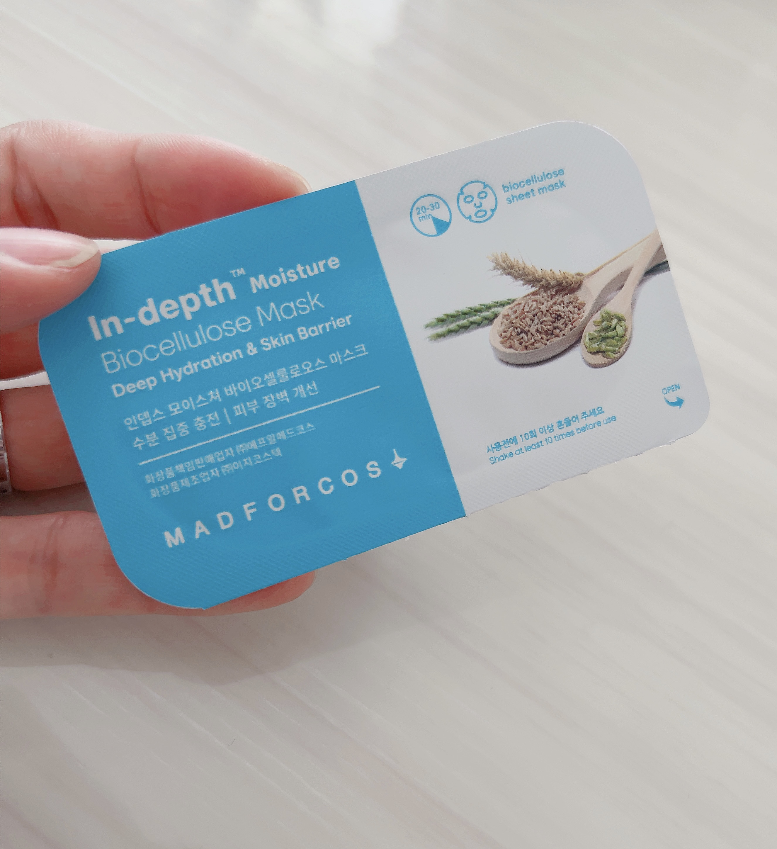 インデップス™モイスチャーバイオセルロースマスク/MADFORCOS/シートマスク・パックを使ったクチコミ（2枚目）