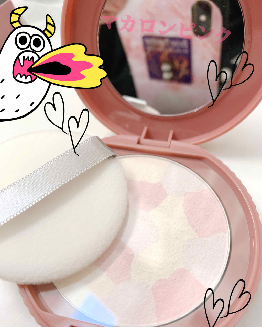 ペールトーン フェイスパウダー/otona couture/プレストパウダーを使ったクチコミ（2枚目）