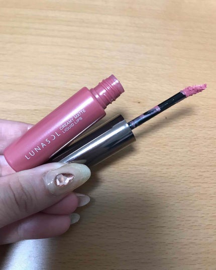 クリーミィマットリクイドリップス/LUNASOL/口紅を使ったクチコミ(1枚目)
