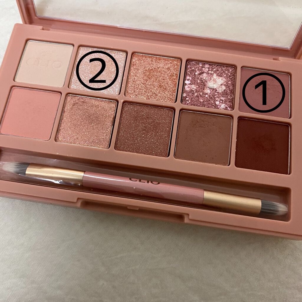 プロ シングル シャドウ/CLIO/単色アイシャドウを使ったクチコミ（2枚目）