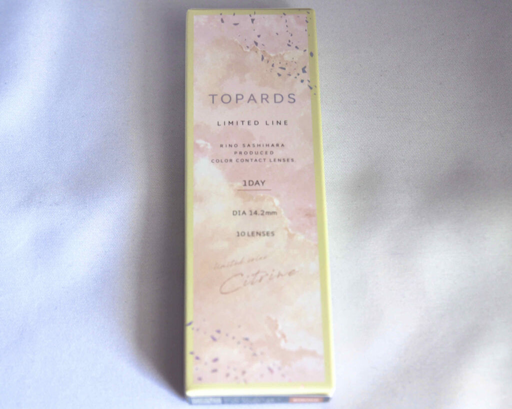 TOPARDS 1day シトリン（限定色）/TOPARDS/ワンデー（１DAY）カラコンを使ったクチコミ（1枚目）